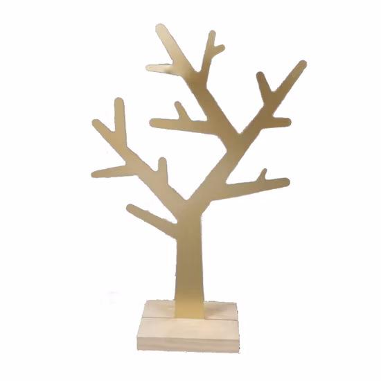 Suporte de exibição de joias em forma de árvore romântica Brinco, suporte para colar, suporte para pendurar joias para exibição em casa